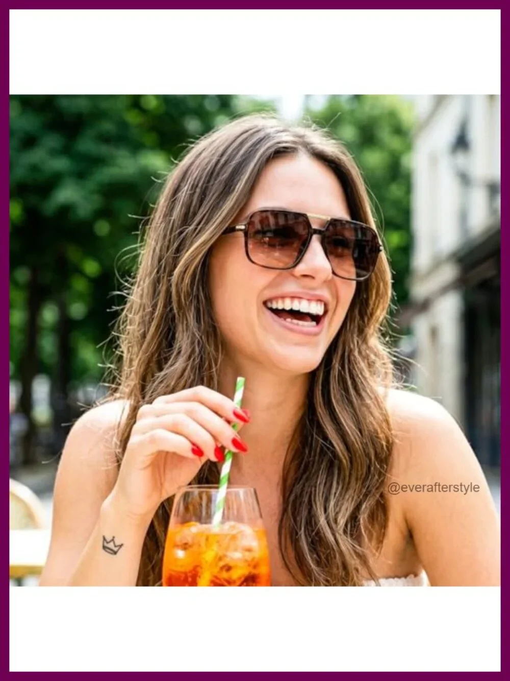 Retro Aviator Sunglasses for Women Men UV400 Protection Large Frame Square